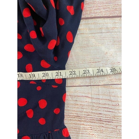 Loft Women's Dotted Tiered Midi Dress - Large - Picture 6 of 13